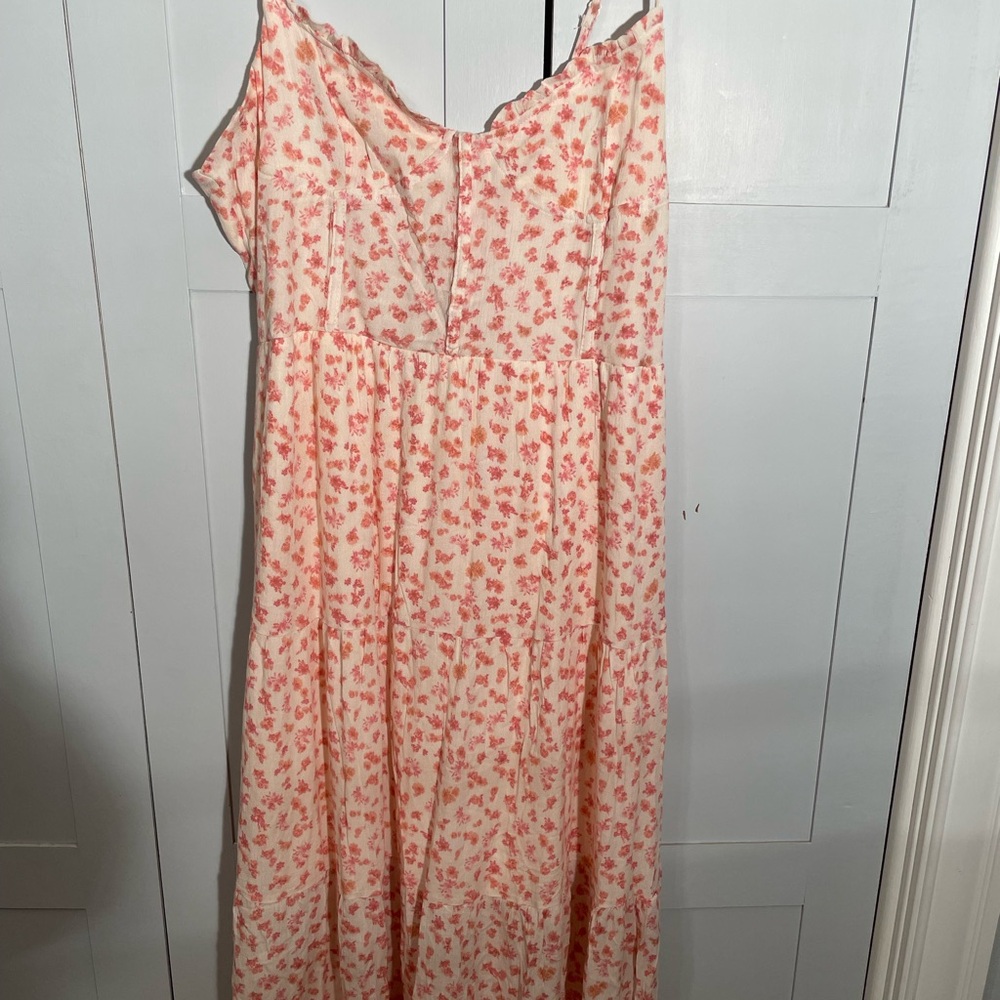 Floral Maxi Dress - Pink